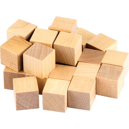 6 Packs: 6 Packs 25 ct. (900 total) Teacher Created Resources STEM Basics Wooden Cubes